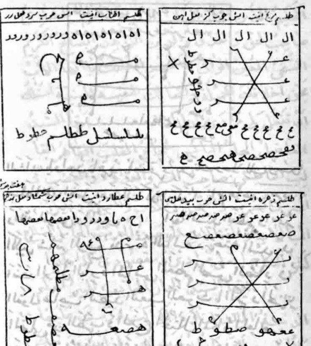 مجموعه شش رسائل در علوم غریبه در بیان حروف وجفر وبروج وکواکب