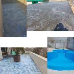 رنگ امیزی ترمییم عایق بندی استخر با مواد نانو