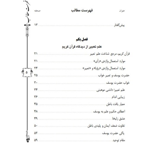 اصول و قواعد تعبیر خواب